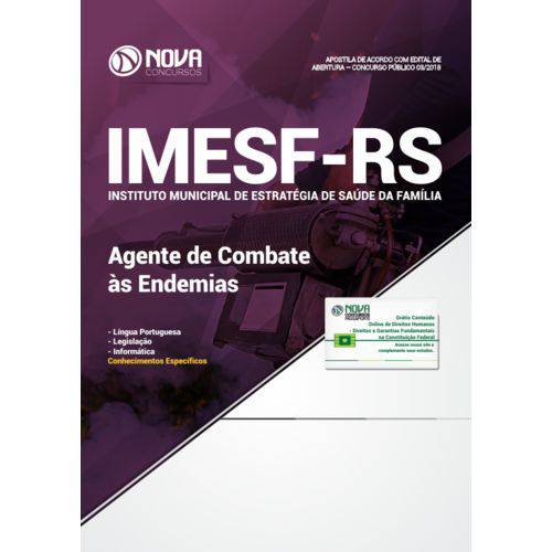 Apostila Imesf-rs 2018 - Agente de Combate às Endemias