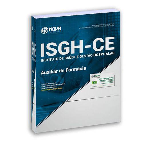 Apostila ISGH-CE 2019 - Auxiliar de Farmácia