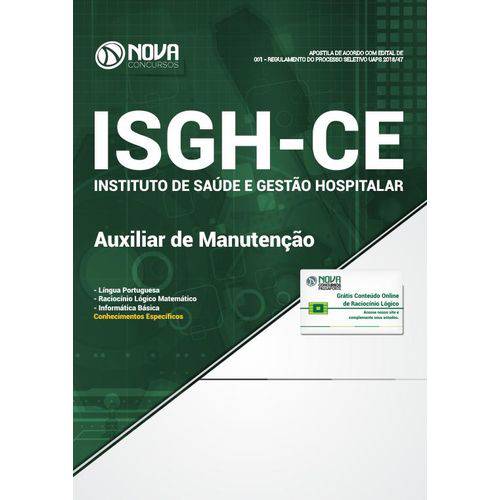 Apostila ISGH-CE 2019 - Auxiliar de Manutenção