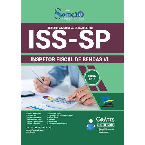 Apostila ISS SP Guarulhos 2019 - Inspeto Fiscal de Rendas VI