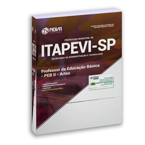 Apostila Itapevi - Sp 2018 Professor - Peb Ii - Artes