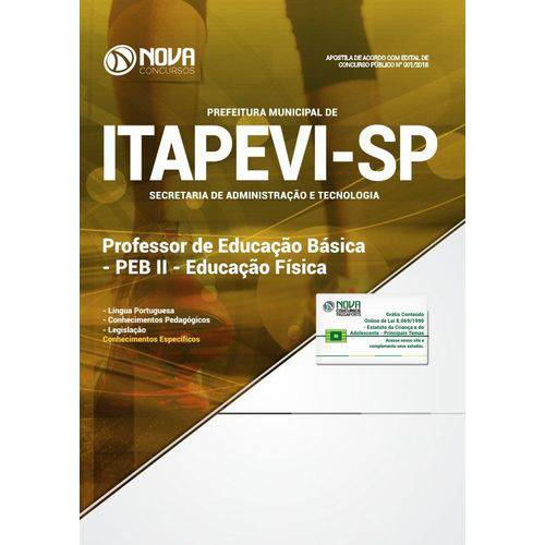 Apostila Itapevi Sp 2019 - Professor Peb 2 - Educação Física
