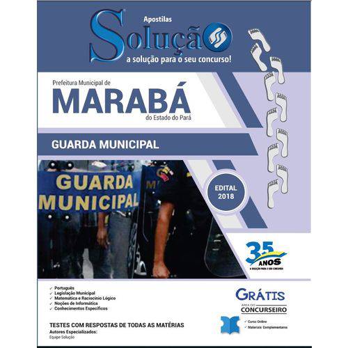 Apostila Marabá PA 2019 - Guarda Municipal