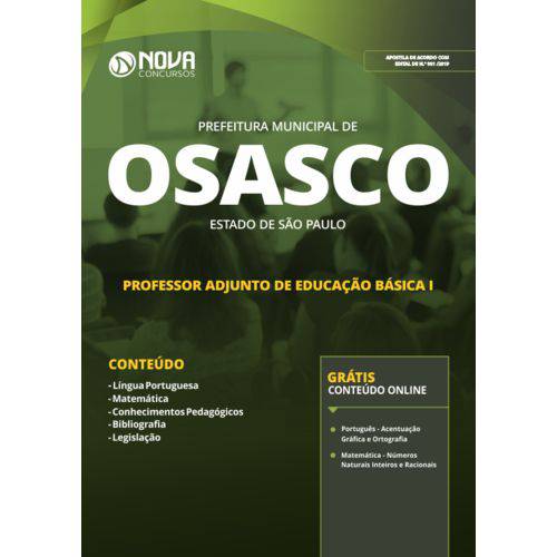 Apostila Osasco Sp 2019 - Professor Adjunto