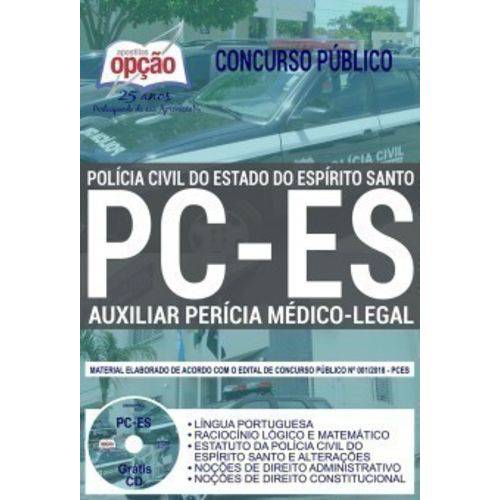 Apostila Pc Es 2019 - Auxiliar Perícia Médico-legal