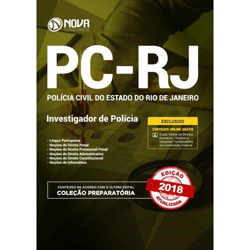 Apostila PC-RJ 2018 - Investigador Policial