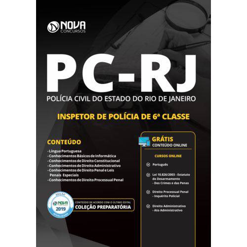 Apostila Pc-rj 219 - Inspetor de Polícia de 6ª Classe
