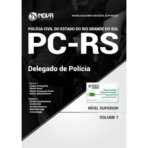 Apostila Pc-rs 2018 - Delegado de Polícia