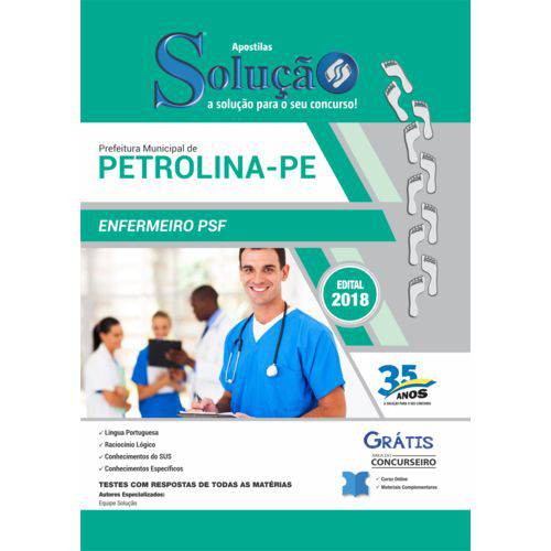 Apostila Petrolina Pe 2018 - Enfermeiro Psf