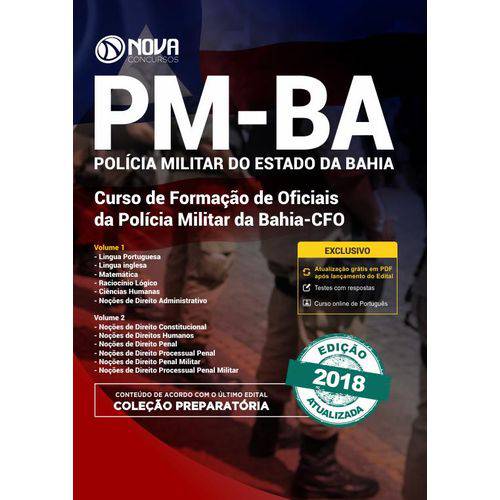 Apostila PM-BA 2018- Curso de Formação de Oficiais
