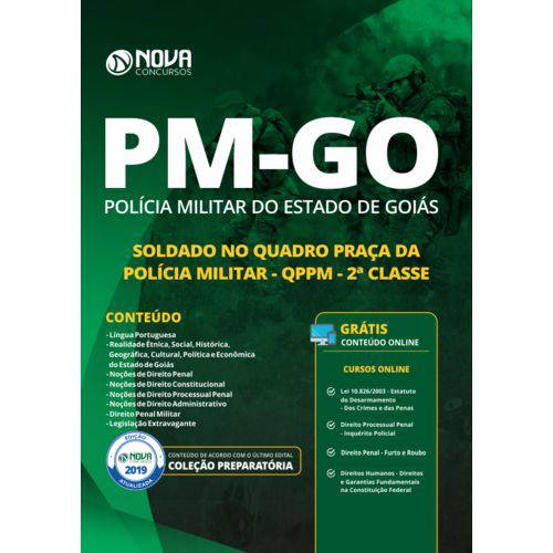 Apostila Pm Go 2019 - Soldado da Polícia Militar de Goiás