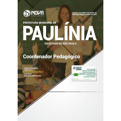Apostila Pref de Paulínia-SP 2018 - Coordenador Pedagógico
