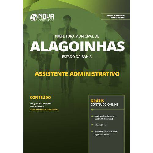 Apostila Prefeitura Alagoinhas BA Assistente Administrativo