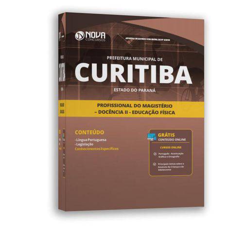 Apostila Prefeitura Curitiba 2019 Professor Educação Fisica