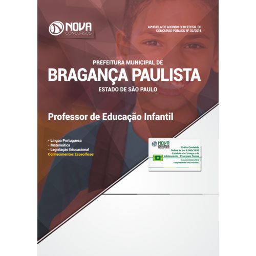 Apostila Prefeitura de Bragança Paulista Sp 2018 Professor