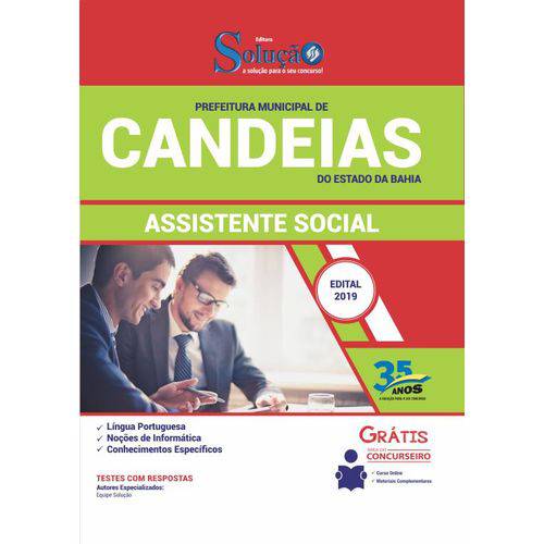 Apostila Prefeitura de Candeias BA 2019 - Assistente Social