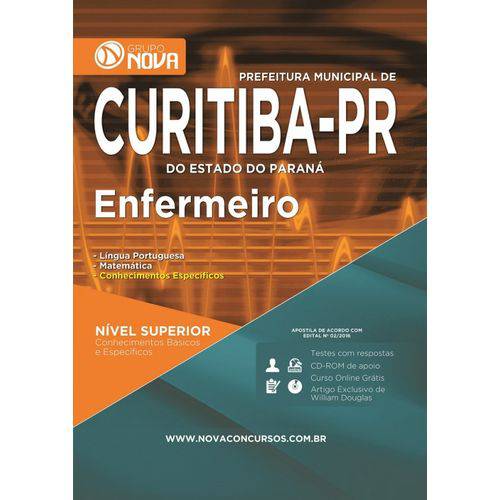 Apostila Prefeitura de Curitiba 2016 - Enfermeiro