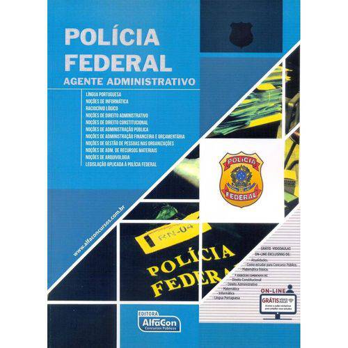 Apostila Preparatoria Agente Administrativo da Policia Federal - Alfacon