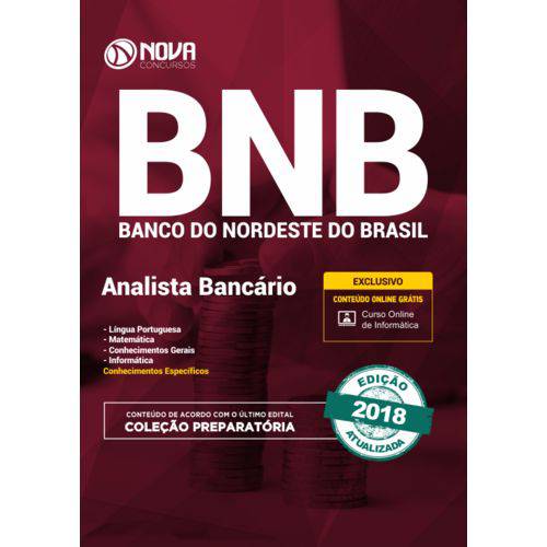 Apostila Preparatória Bnb 2018 - Analista Bancário