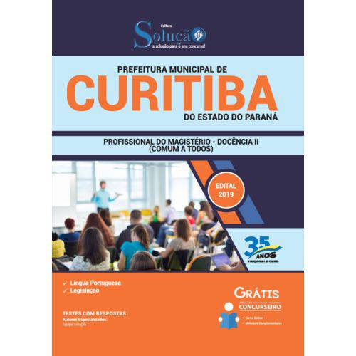 Apostila Profissional do Magistério Curitiba 2019 Docência 2