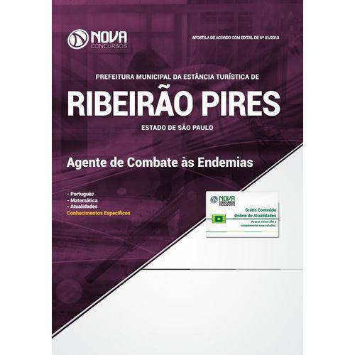 Apostila Ribeirão Pires SP 2018 Agente Combate Endemias
