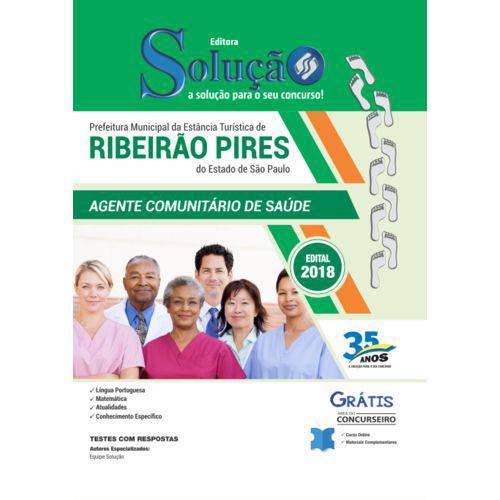 Apostila Ribeirão Pires Sp 2018 - Agente Comunitário de Saúde