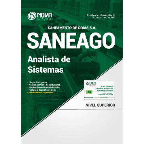 Apostila Saneago 2018 - Analista de Sistemas