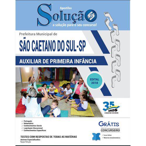 Apostila São Cetano do Sul 2019 - Auxiliar de Primeira Infância