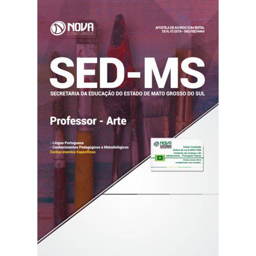 Apostila Sed-ms 2018 - Professor - Arte
