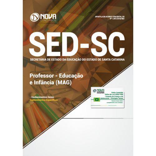 Apostila Sed-sc 2018 - Professor - Educação e Infância (mag)