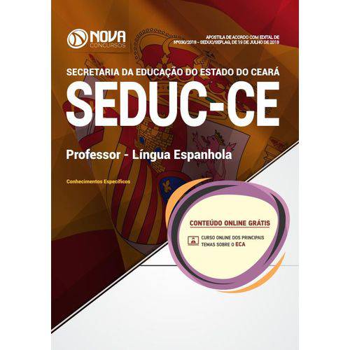 Apostila SEDUC-CE 2018 - Professor - Língua Espanhola