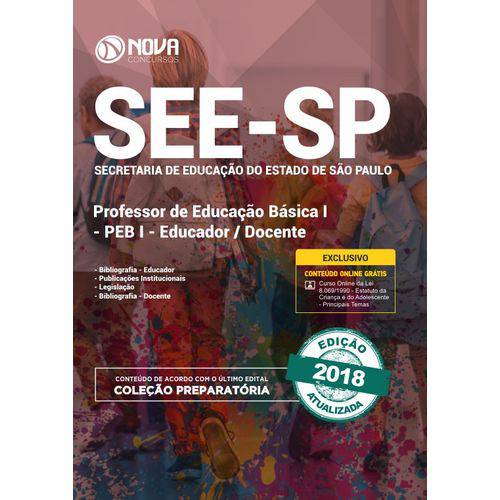 Apostila See Sp 2018 - Professor Peb 1 - Educador/docente