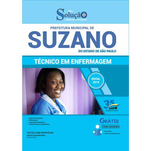 Apostila Suzano Sp 2019 Técnico em Enfermagem