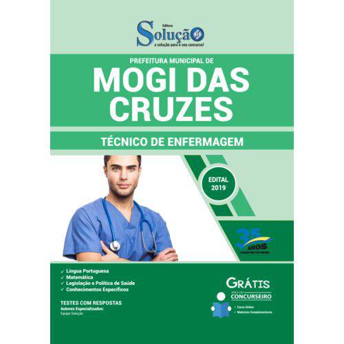 Apostila Técnico em Enfermagem de Mogi das Cruzes - Sp 2019