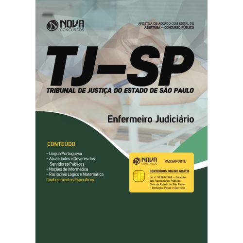 Apostila Tj-sp 2018 - Enfermeiro Judiciário