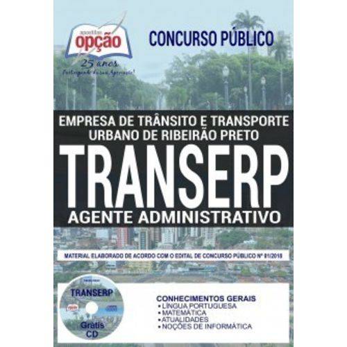 Apostila Transerp 2019 - Agente Administrativo