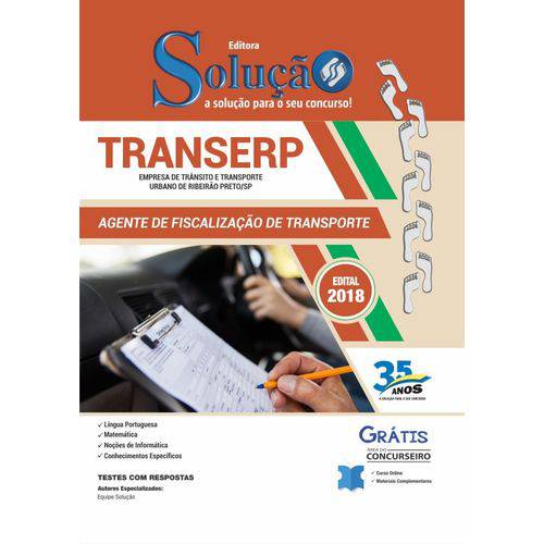 Apostila Transerp-sp 2019 - Agente Fiscalização de Transporte
