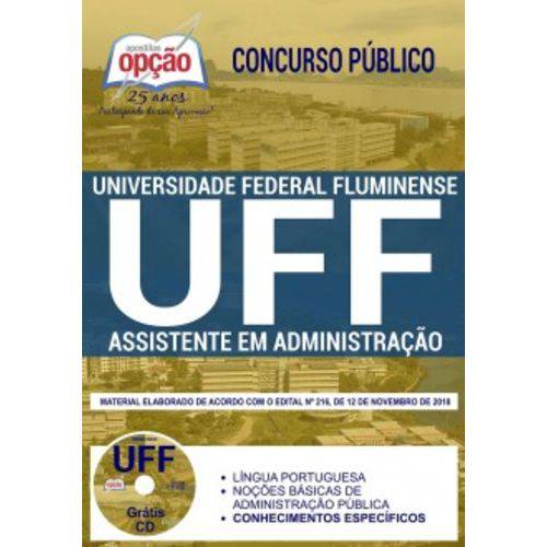 Apostila Uff 2019 - Assistente em Administração