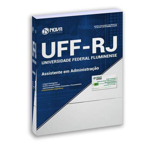 Apostila UFF-RJ 2019 - Assistente em Administração