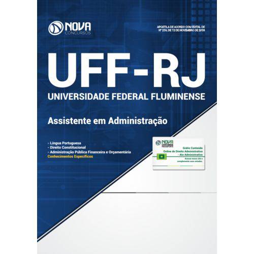 Apostila Uff-rj 2019 - Assistente em Administração