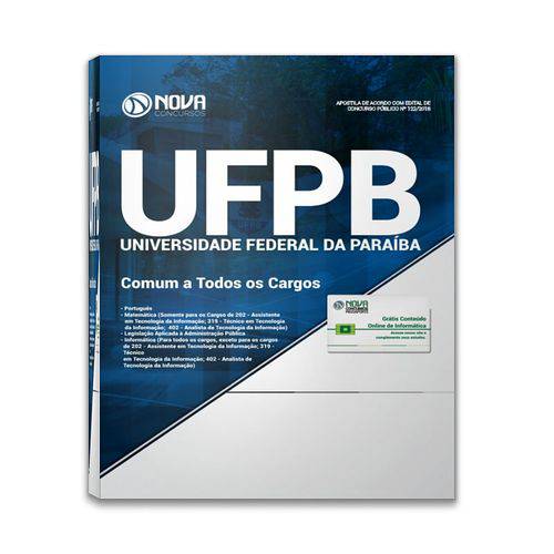Apostila Ufpb 2019 - Comum a Todos os Cargos