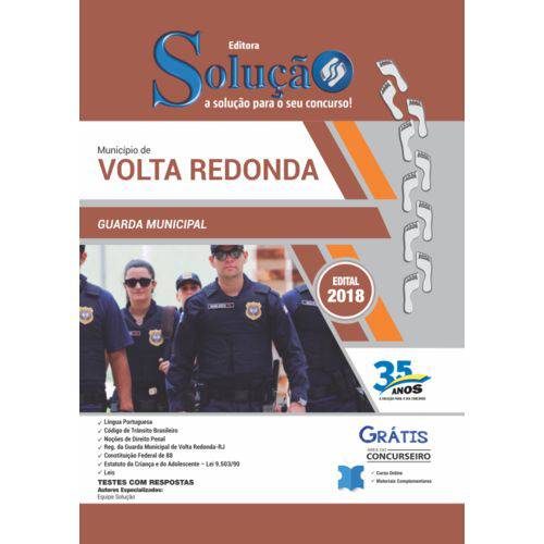 Apostila Volta Redonda Rj 2019 - Guarda Municipal