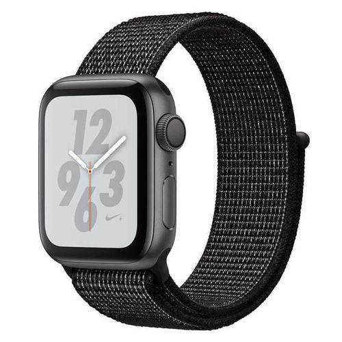 Apple Watch Nike+, 40 Mm, Alumínio Cinza Espacial, Pulseira Esportiva Nike Loop Preta e Fecho Ajustá