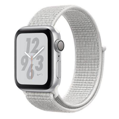Apple Watch Nike+, 40 Mm, Alumínio Prata, Pulseira Esportiva Nike Loop Prata e Fecho Ajustável - MU7