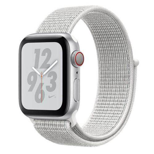 Apple Watch Nike+ Cellular, 40 Mm, Alumínio Prata, Pulseira Esportiva Nike Loop Prata e Fecho Ajustá