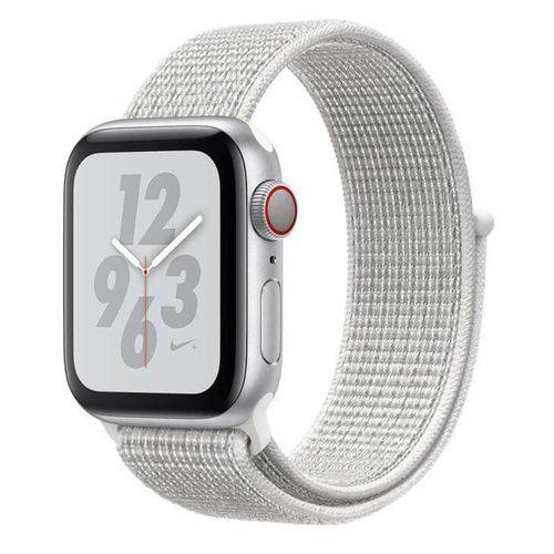 Apple Watch Nike+ Cellular, 44 Mm, Alumínio Prata, Pulseira Esportiva Nike Loop Prata e Fecho Ajustá