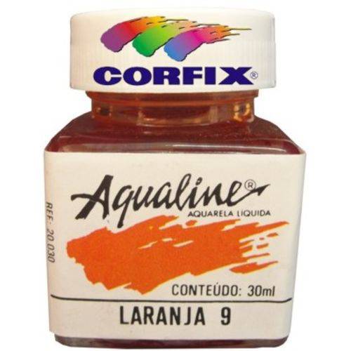 Aquarela Liquida Corfix Aqualine 030 Ml Laranja 20030.9