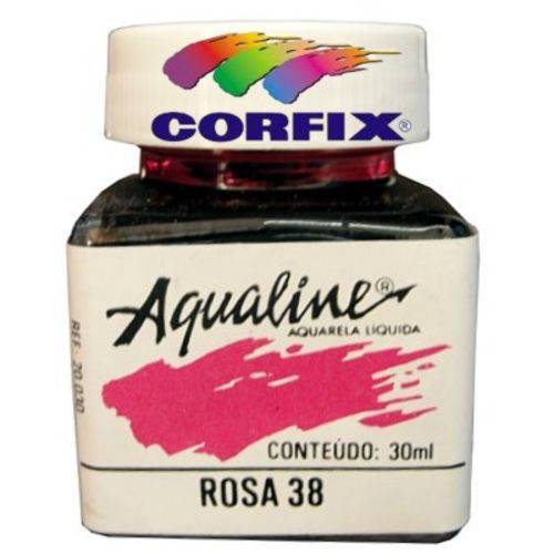 Aquarela Liquida Corfix Aqualine 030 Ml Rosa 20030.38