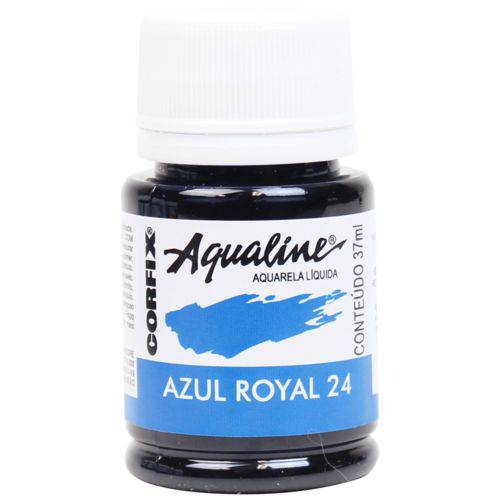 Aquarela Liquida Corfix Aqualine 037 Ml Azul Royal 200376-24