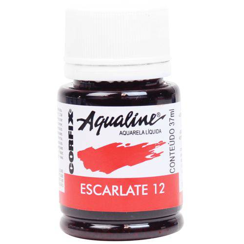 Aquarela Liquida Corfix Aqualine 037 Ml Escarlate 200376-12